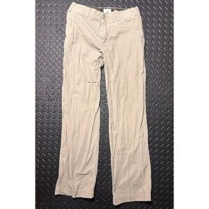 Gap Khakis Loose Fit Corduroy Pants Mens 32x34 Tan Beige Wide Wale Cotton